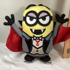 Universal Minion Vampire Plush Toy with Red and Black Accents Brand New